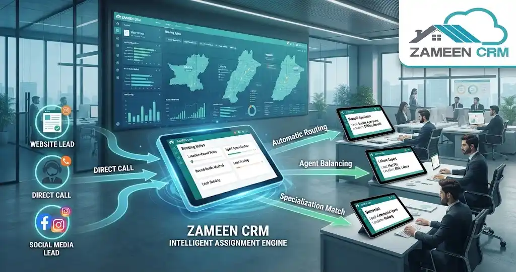 How Does a Real Estate CRM Assign Leads to the Right Sales Agent?