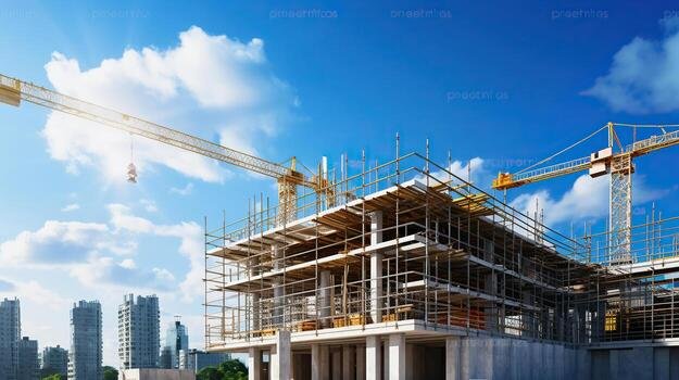 Construction of Modern High Rise Building